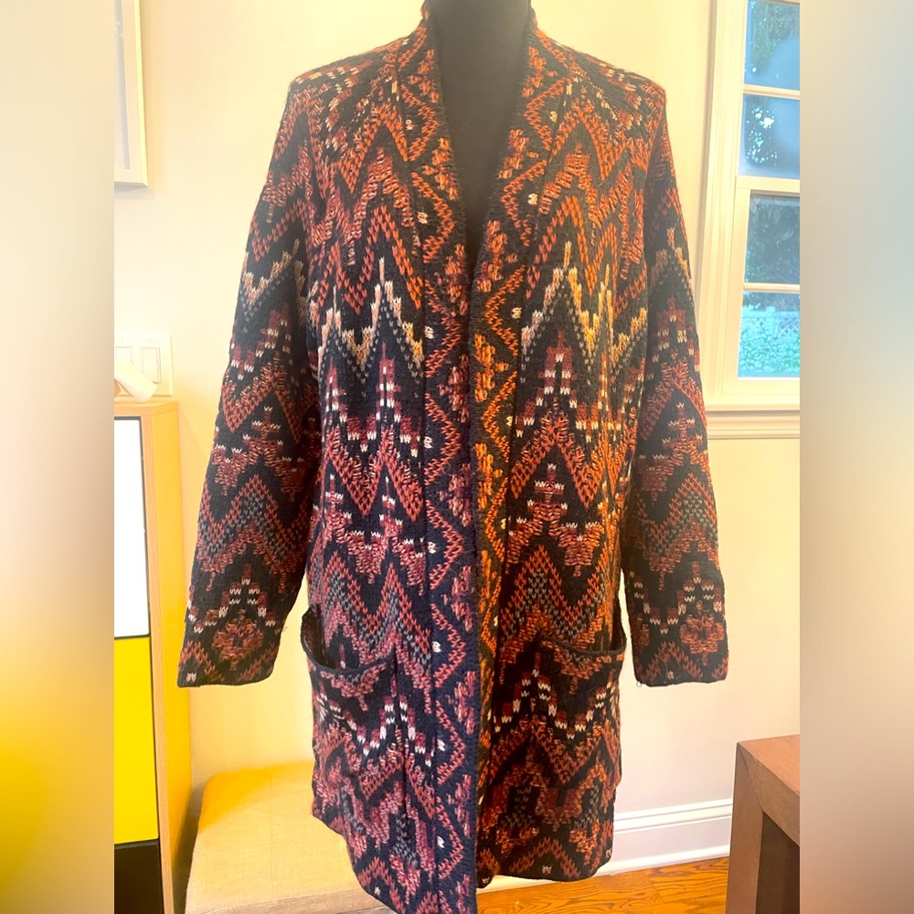 Brown and black cardigan from Lucky